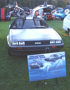 Delorean show board image