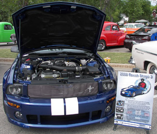 2008 Roush Stage 3 Mustang display board