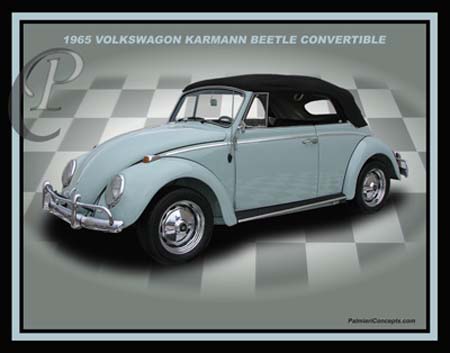 FM-19 1965 VW BEETLE CONVERTIBLE-spotlight