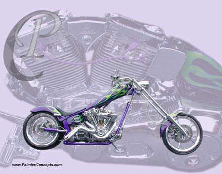 P147- Texas-Chopper-On-Engine