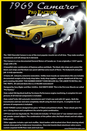 2M-1969 Camaro-Yellow-showboard