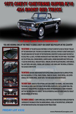 FMBJ-11 1972 CHEVY 4X4 TRUCK-Poster