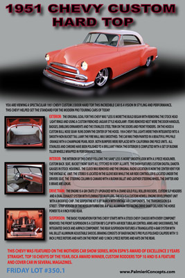 FMBJ-3-1951 CHEVY CUSTOM HARD TOP-Poster