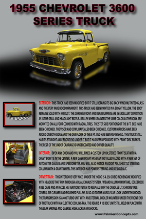 BH08-1955 CHEVROLET 3600 SERIES TRUCK-16x24-Poster-FINAL