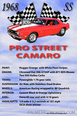 example Z8 -1968 Camaro SS-showboard