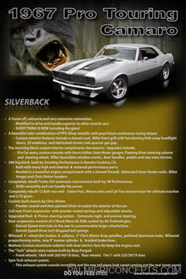 1967 Pro Touring Camaro Silverback.- poster